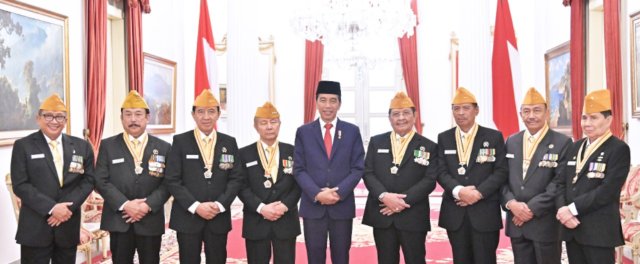 Pengukuhan DPP & WANTIMPUS LVRI 2022-2027 Oleh Presiden RI, Di Istana Negara dan Gedung Veteran RI, Jakarta