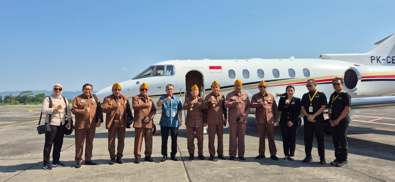 KETUM DPP LVRIRESMIKAN GEDUNG PURNA YUDHA MADA LVRI YOGYAKARTA