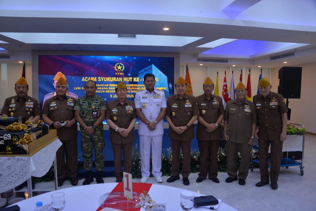 Syukuran HUT ke-69 LVRI Tahun 2026 Kabacadnas Kemhan Apresiasi Semangat Juang Veteran RI