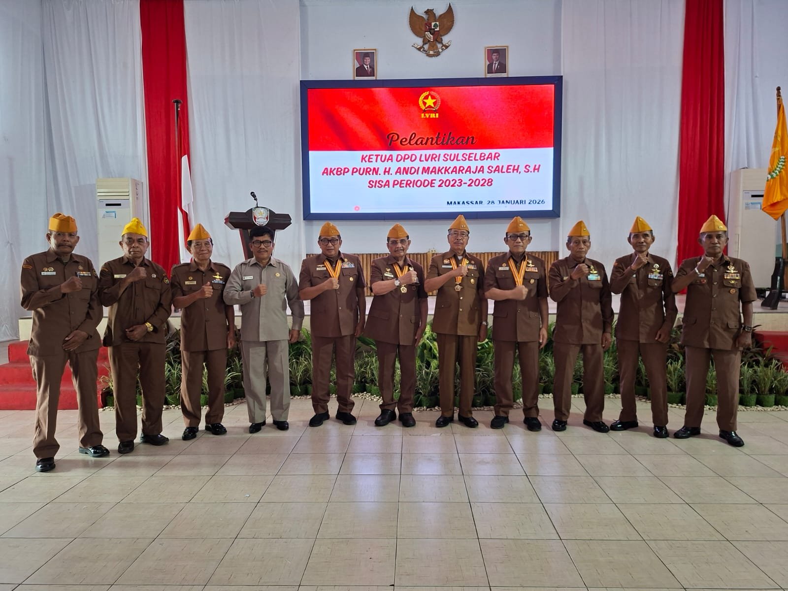 PELAKSANAAN MUSDA KONSOLIDASI DPD LVRI PROVINSI SULAWESI SELATAN DAN BARAT LANCAR DAN SUKSES