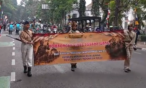 KIRAB PARADE JUANG HARVETNAS TAHUN 2026DI  KOTA BANDUNG BERLANGSUNG MERIAH